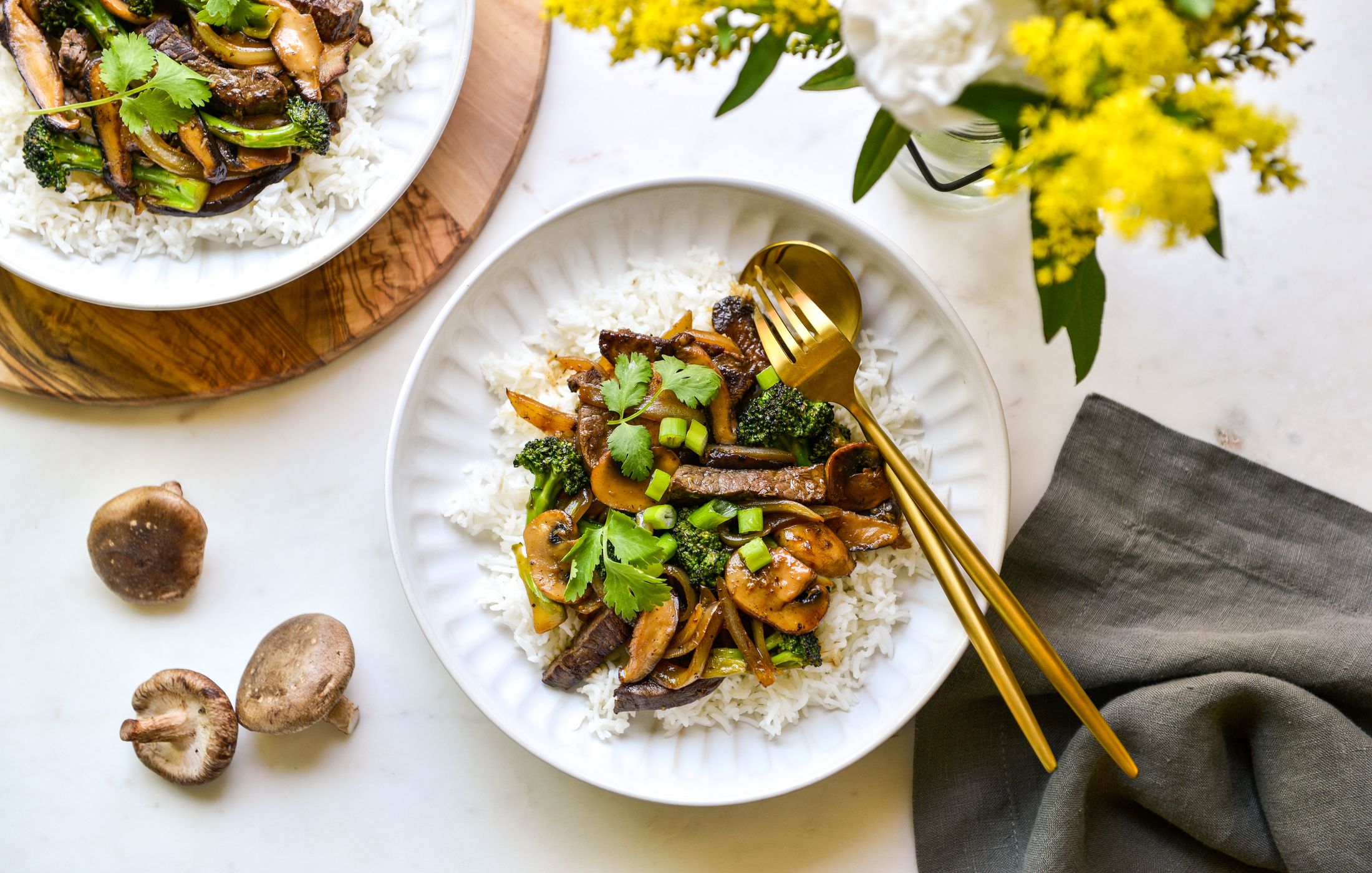 Steak and Mushroom Stir-Fry | Nourishing Meals®